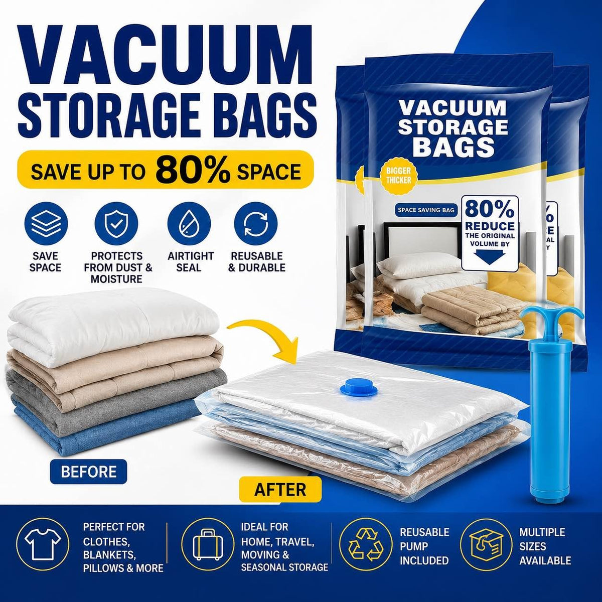 Vacuum Storage Bags – Space Saving Bags