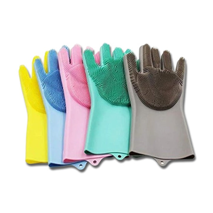 Silicone Washing Gloves – Reusable Cleaning Gloves